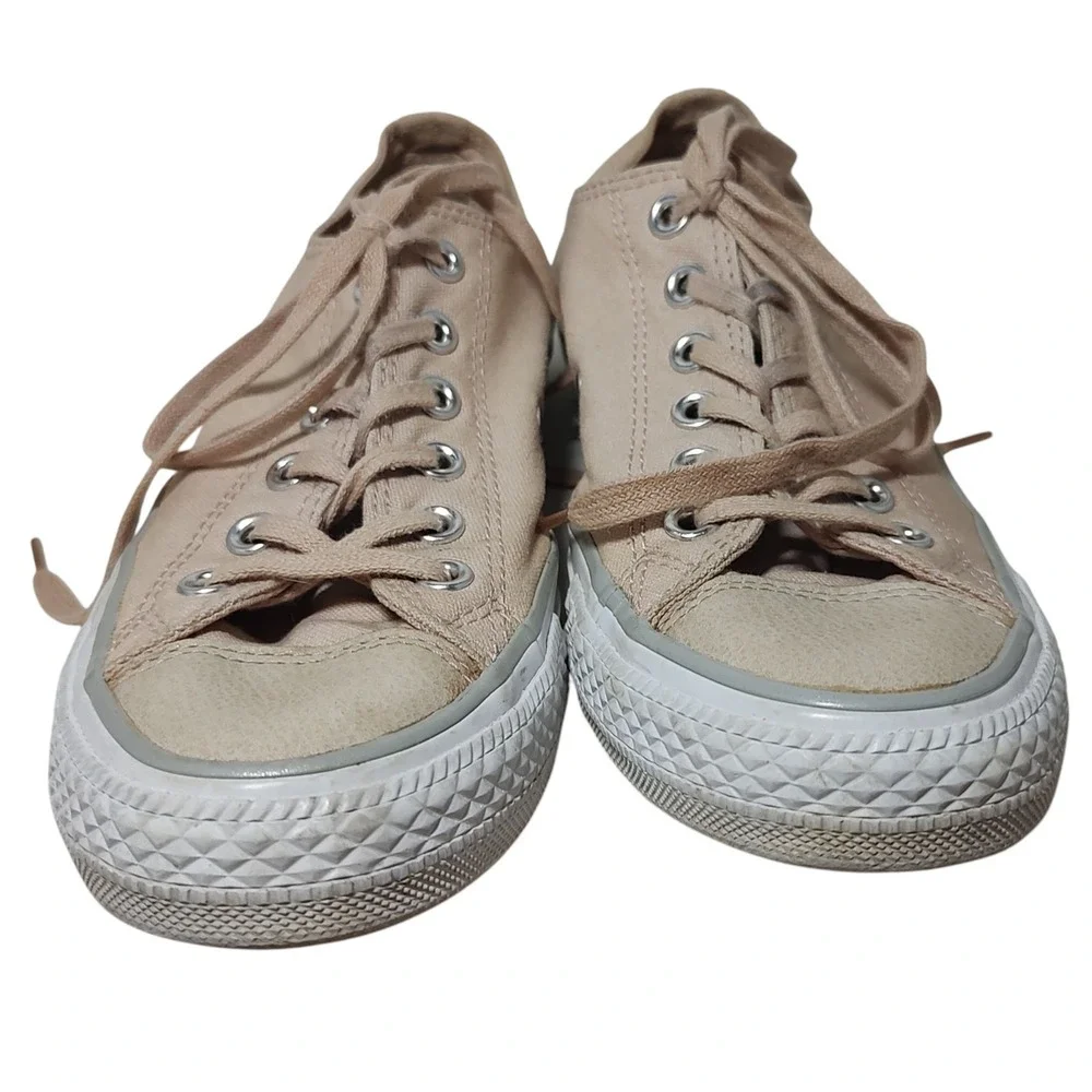 Converse Chuck Taylor All Star Sneaker Low Metallic Strip Toe Blush Womens Eight